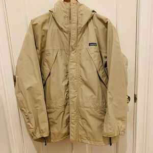 Patagonia Storm Jacket Nylon Hooded Parka Size Medium